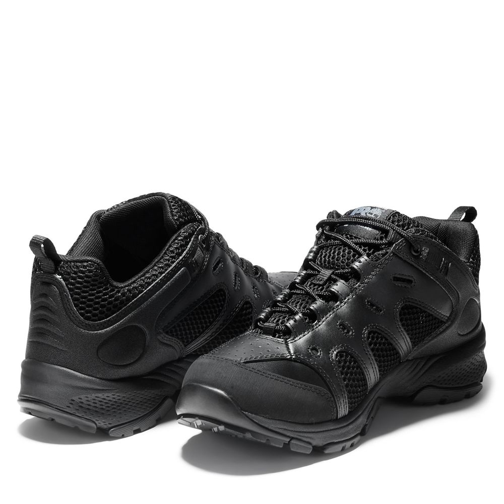 Timberland Παπούτσια Εργασίας Ανδρικα Μαυρα - Pro® Valor™ Tactical Oxford - Greece 3508164-PM